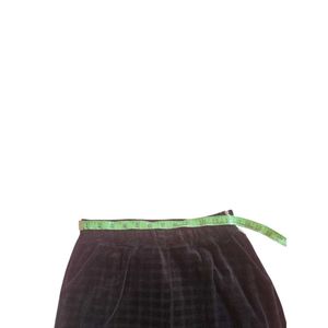 Velvet Checkered Pants