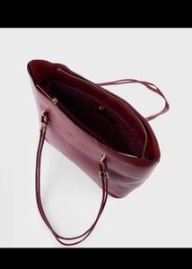 Chic Maroon Tote Bag