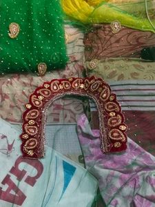 Elegant Green Embellished Saree