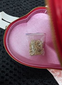Charlotte Tilbury Red Heart Chain Bag