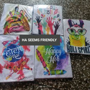 Holi Customized Tshirt 👕 😱