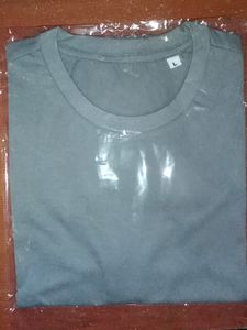 💥New Men's Premium Solid Cotton Grey T-shirt