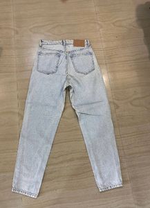 Zara Light Wash Mom Jeans