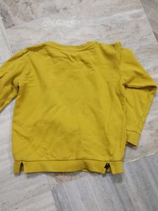 Cute Dinosaur Yellow Sweatshirt