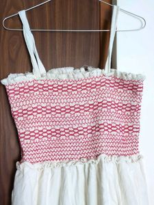 Bohemian Style White Palazzo Set