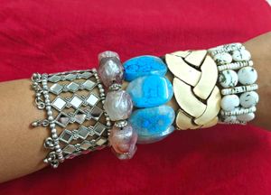 Chunky Bracelet/Bangles Stack