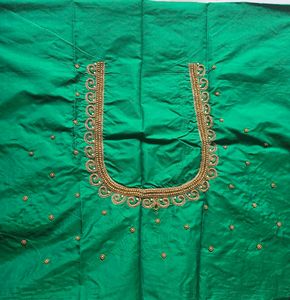 Elegant Peacock Embroidered Blouse