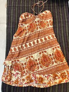 Boho Print Mini Beach  Dress