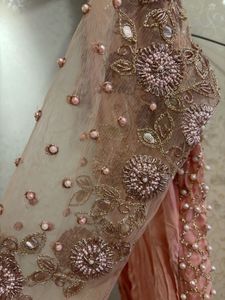 Exquisite Pearl Embellished Kurta set