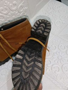 Stylish Brown Suede Lace-Up Boots