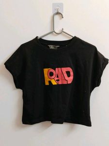 New Black "RAD" Graphic Top