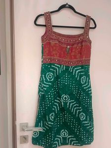 Beautiful Green Kurta embroidered