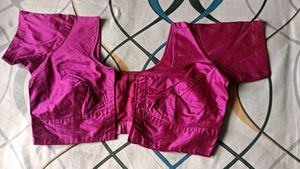 Vibrant Pink Silk Blouse