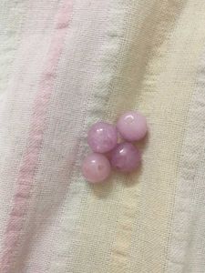4 Beautiful kunzite Beads
