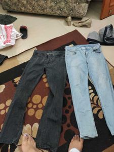 Levi's Black And Blue Jeans For Men