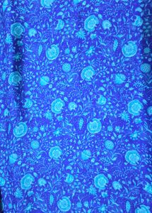 Elegant Blue Georgette Saree