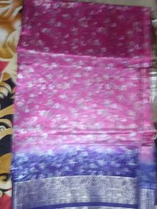 2Saree combo with Intricate Silver Border