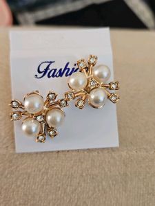 Pearl Accent Earrings