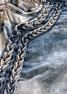 Braided Detail Jeans