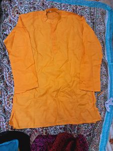 New MEN KURTA  YELLOW