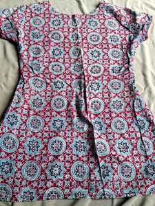 Vibrant Ethnic Print Kurta Top
