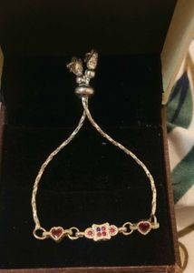 Baby girl adjustable pure silver bracelet