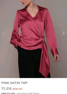 Vero Moda Satin Wrap Blouse