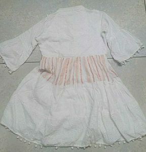 Boho Tiered White Dress