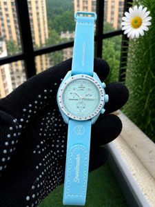 Omega Speedmaster Moonwatch Blue Dial PREMIUM QUAL