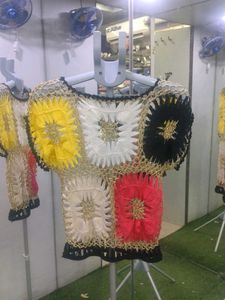 Boho Crochet Patchwork Blouse