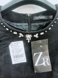 Elegant Black Peplum Dress
