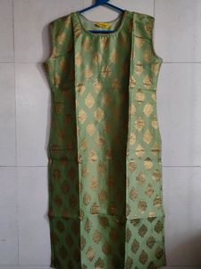 Parrot Green Kurta Set