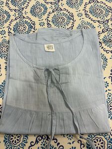 Vero Moda Blue Casual Tunic Top