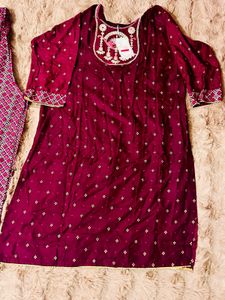 Kurta Set &amp;suit  With Chuni
