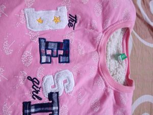 Cozy Pink "The BEST Girl" Sweatshirt