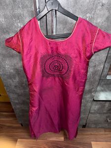Kurti with purple