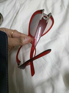 Red Framed Sunglasses