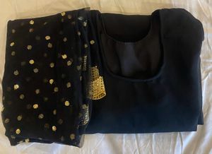 Women Straight Kurta With Heavy Duppatta