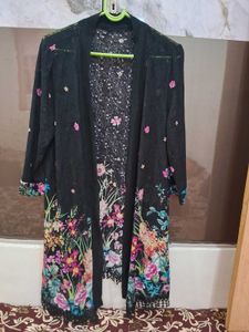 Floral Print Black shrug