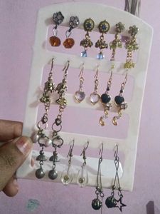 Assorted Dangle Earrings Set