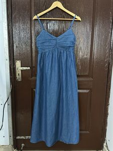 GAP Denim Strappy Dress
