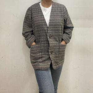 🌈Vintage Check Blazer 🩷