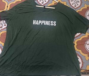Green "Happiness" T-Shirt