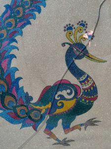 Peacock Art Frame for Wall Decor