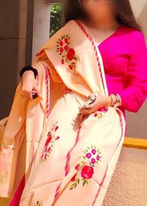 pink anarkali with duppata