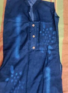 Blue Indigo Print Kurta