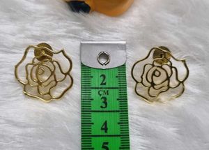 Elegant Rose Stud Earrings