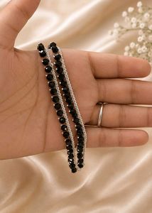 Beaded Anklet with Charm
