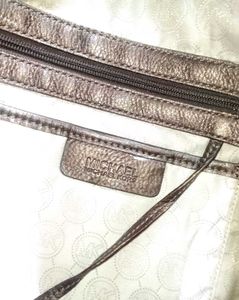 Michael Kors Dark Brown Leather Hobo Bag