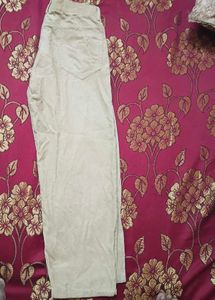 unisex cargo half baggy jean